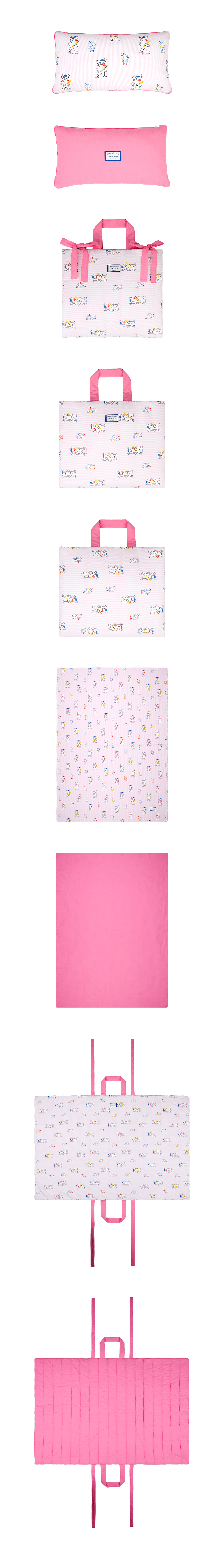 Paris pink mouse bedding set Details